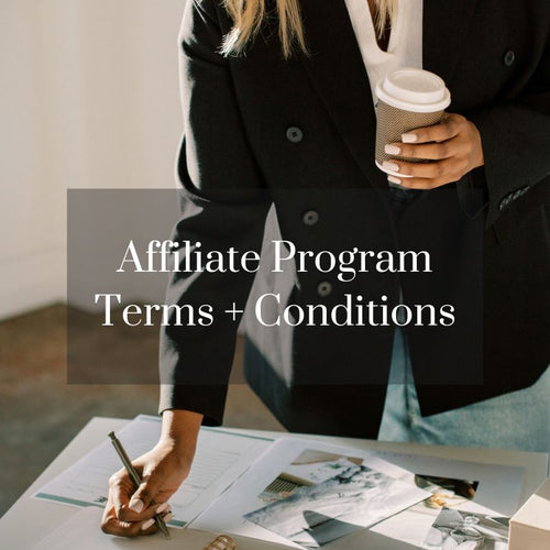 Affiliate Program Terms and Conditions